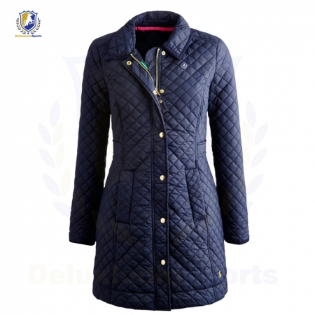 Quilted Long Coat Men